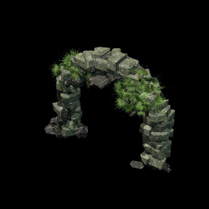 Jungle Ruins - arch 2 A