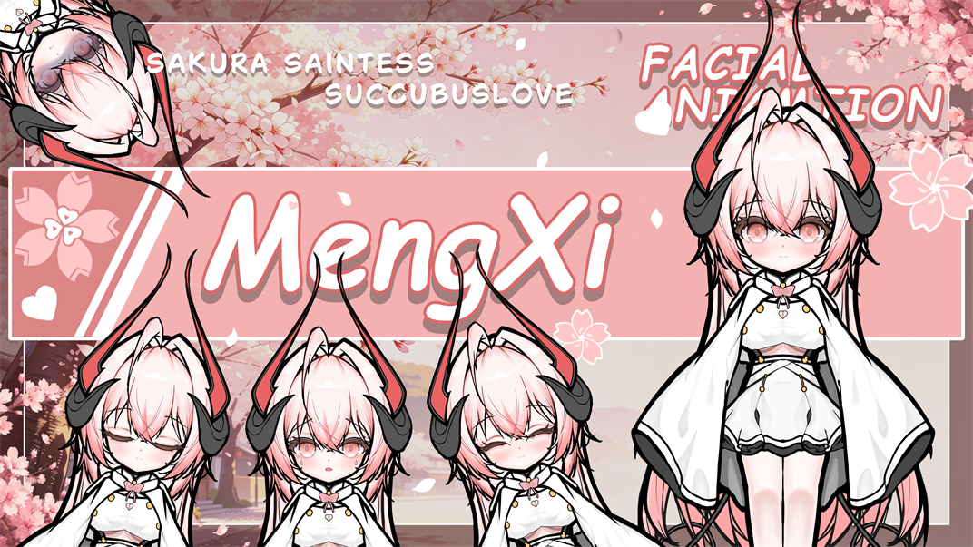 SakuraSaintess SuccubusLove Facial Animation