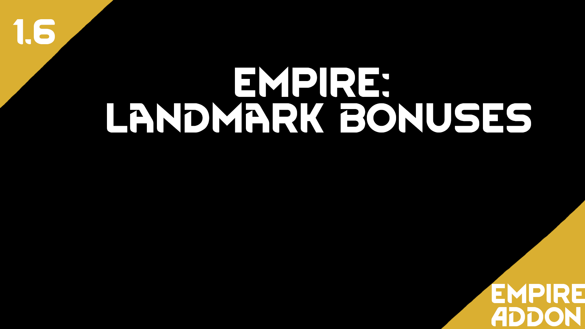 Empire: Landmark Bonuses