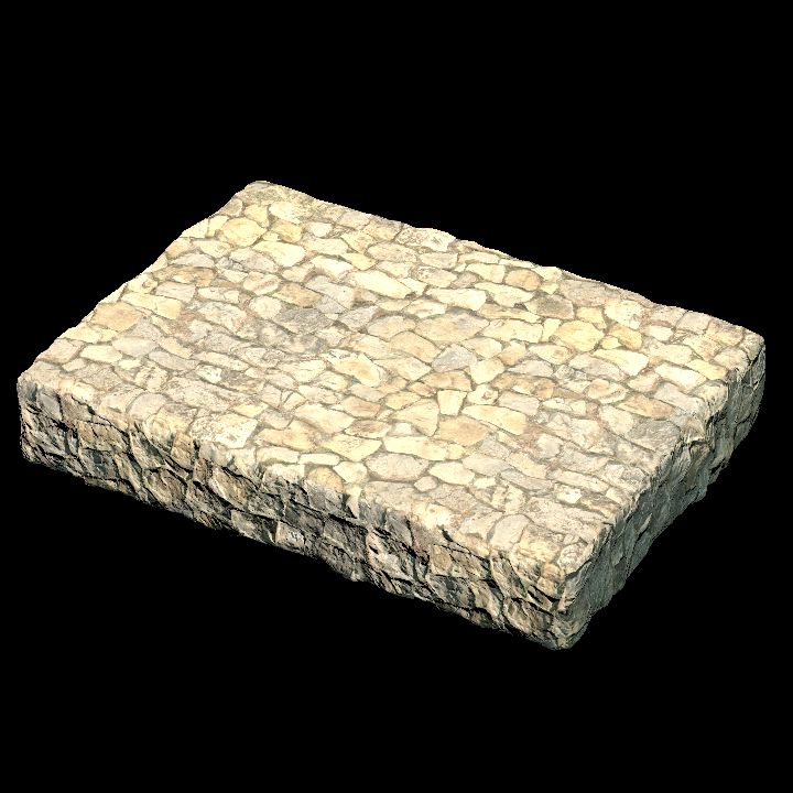 Modular ancient house - wall flat