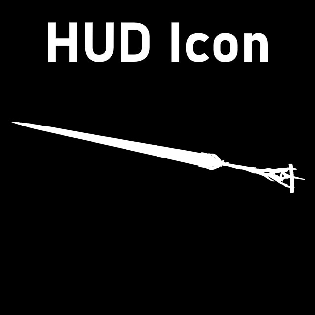 Wuthering Waves - Cartethyia's weapon HUD Icon (Machete)
