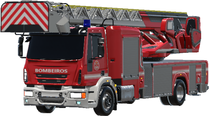 Brazil Titan Ladder Firetruck - CBESP