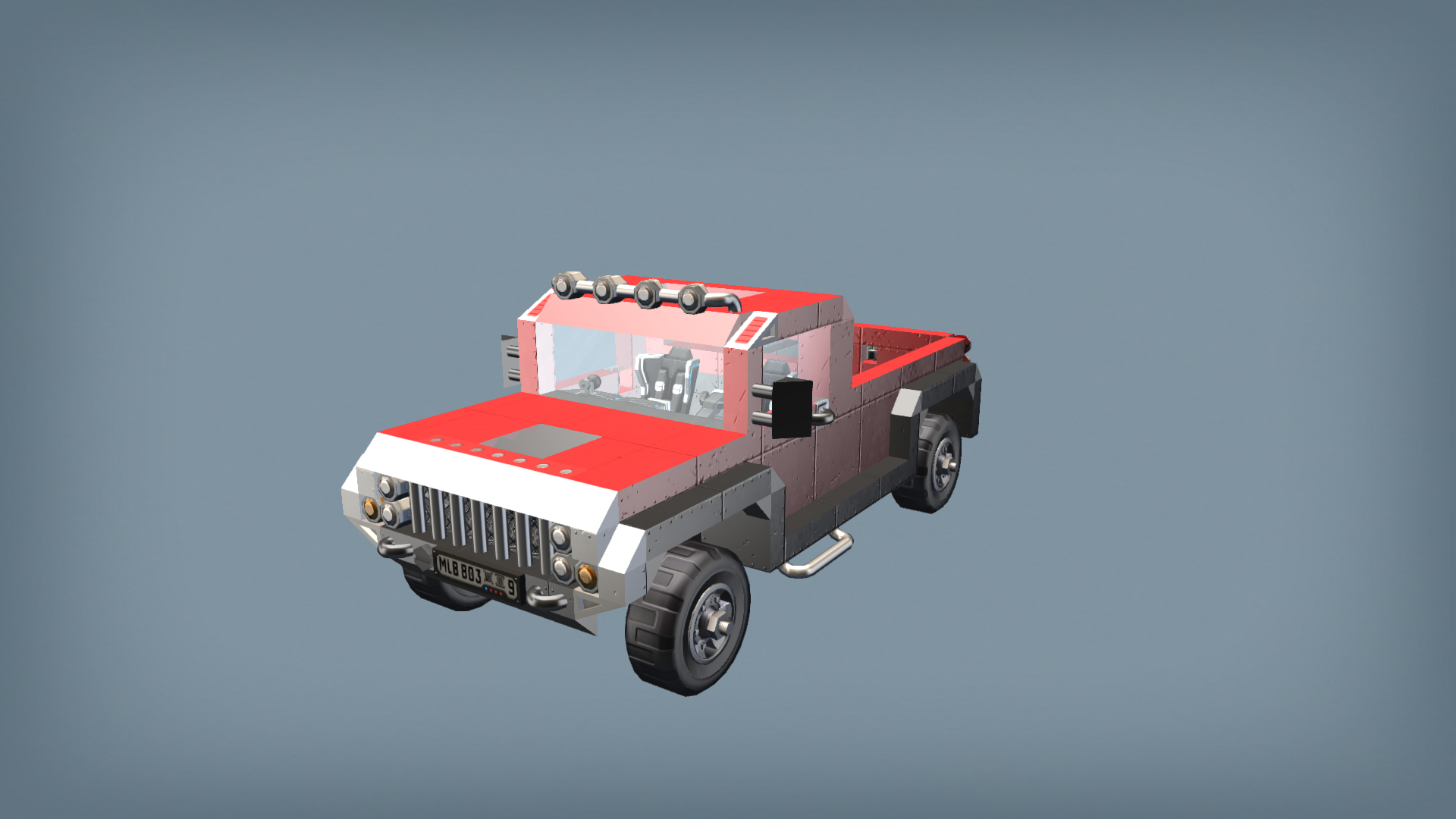Big car 02 (2 door pickup)