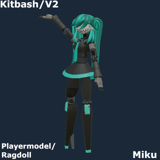 [Kitbash/V2] Miku Playermodel/Ragdoll