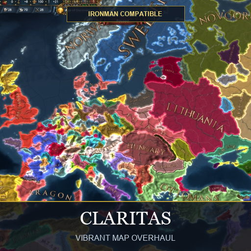 Claritas: Vibrant Map Overhaul (Ironman) preview