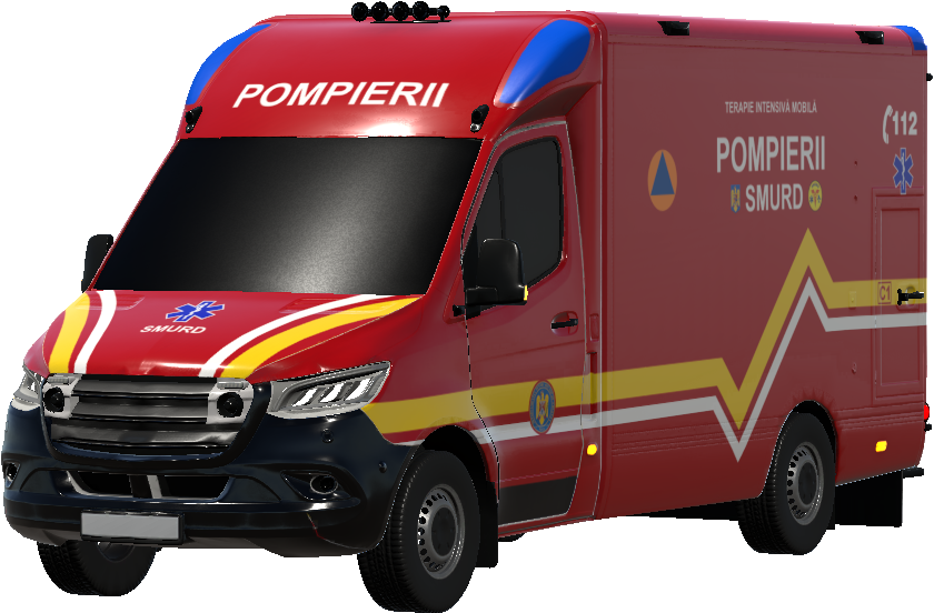Ambulanta C1 Pompierii Smurd Romania
