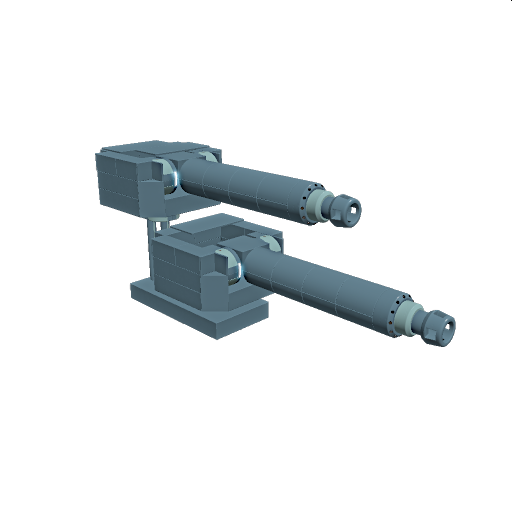 Twin 10.1CM Battleship Turrets
