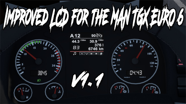 Improved LCD for the MAN TGX EURO 6