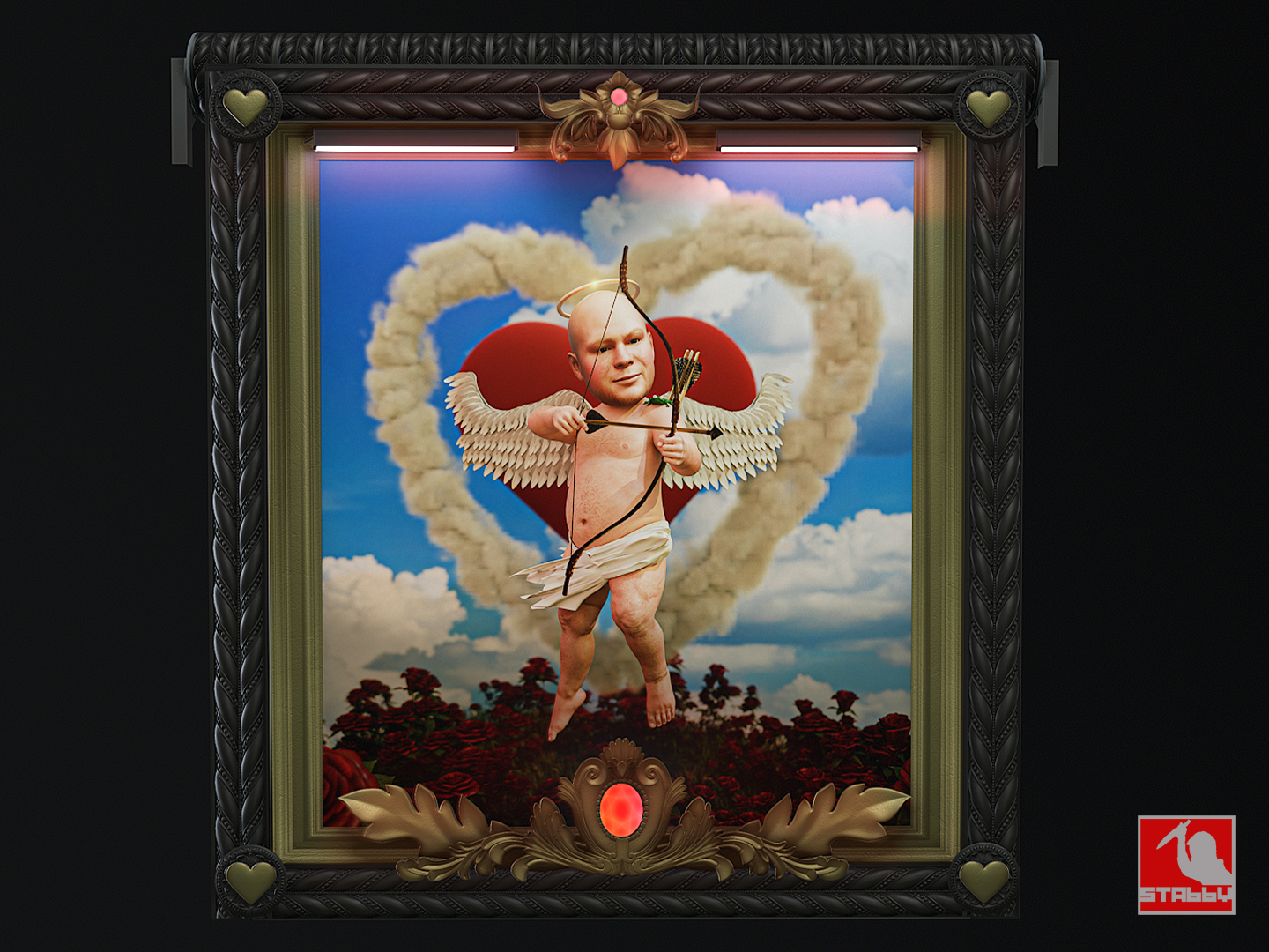 Cupid's Arrow Garage Door thumbnail 3
