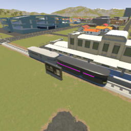 futuristic train preview
