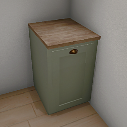 Rosemary Kitchen standing cargo cabinet 50 cm - Sage green