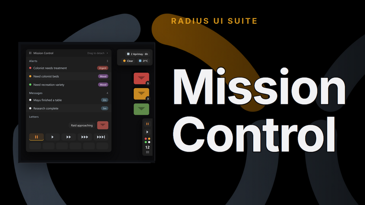 Radius UI - Mission Control