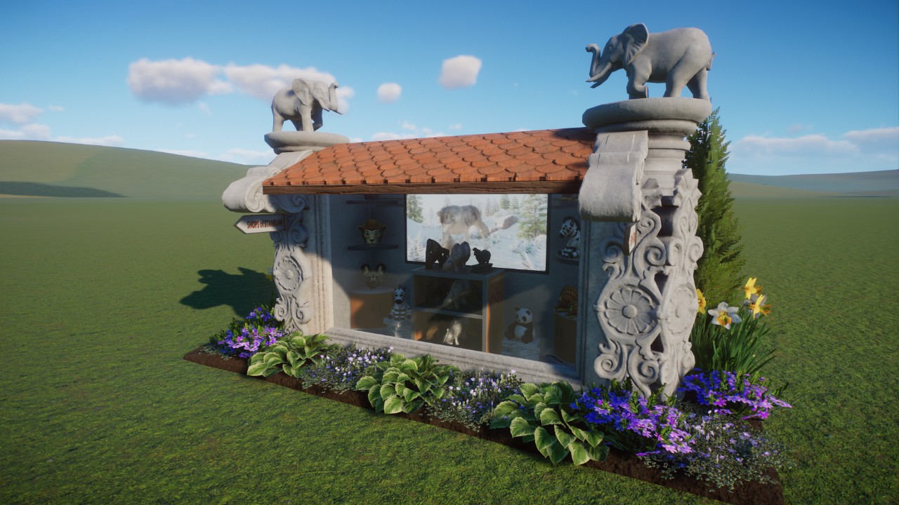 Shops of Stanbuhr Advert Kiosk