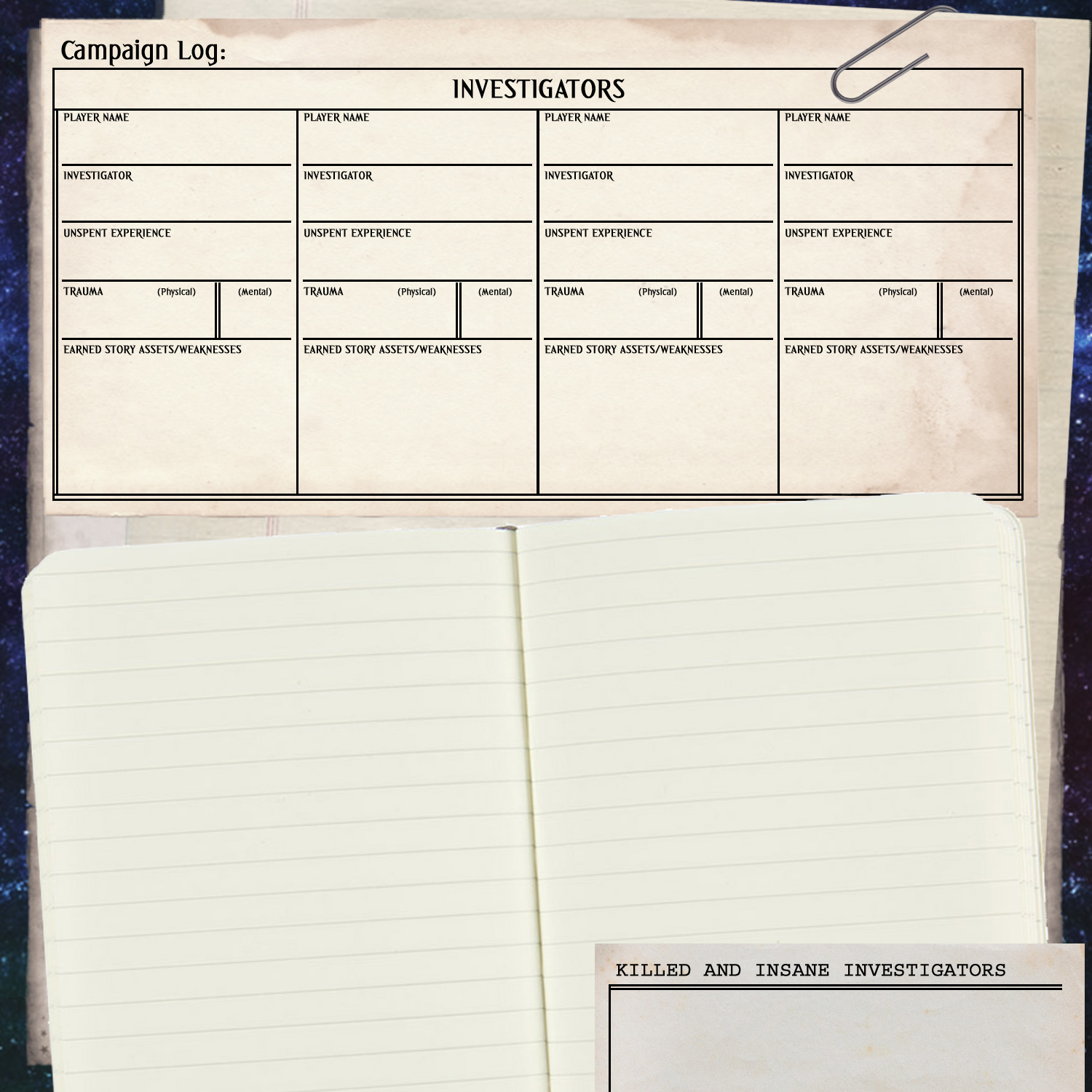 arkham horror card game campaign log Arkham Horror: The Card Game – The Scarlet Keys Investigator Expansion
