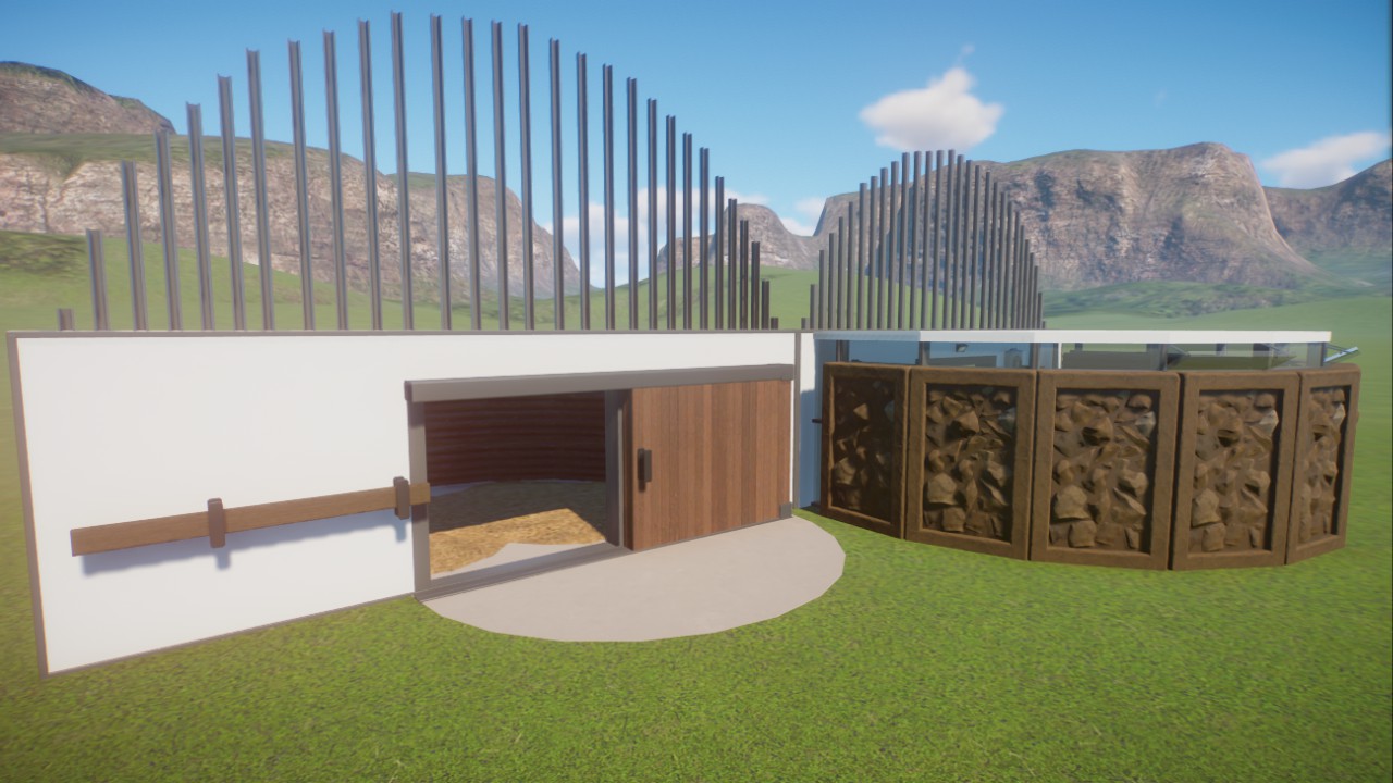 Modern African style shelter building (by Toves)
