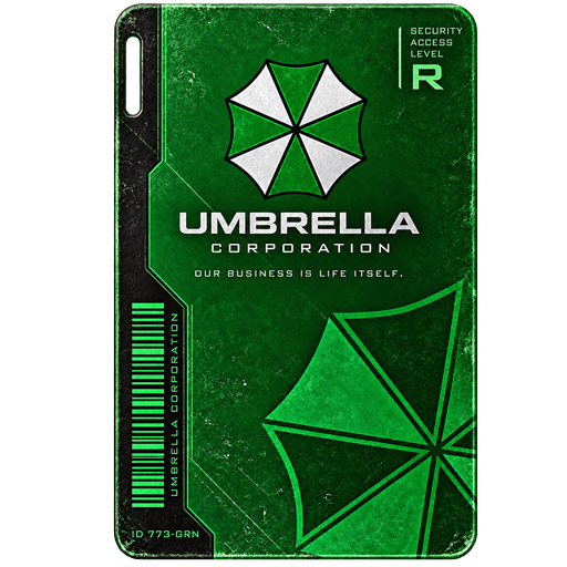 Umbrella Corporation - Green Keycard