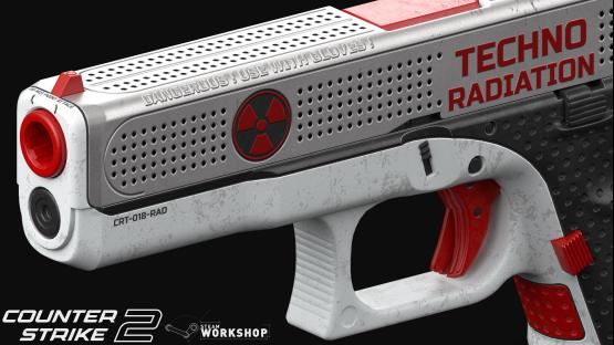 GLOCK-18 | Techno Radiation (Snow)