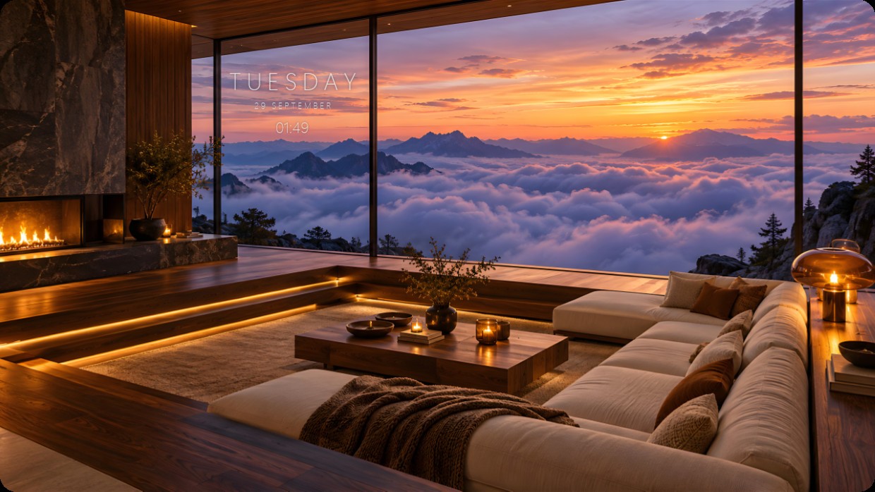 A cozy house in the mountains