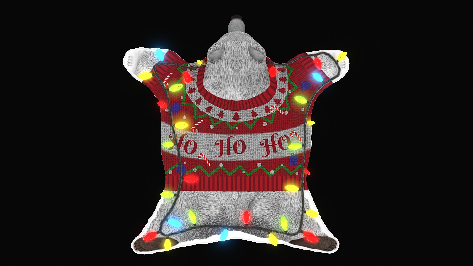 Santa's Bearskin Rug