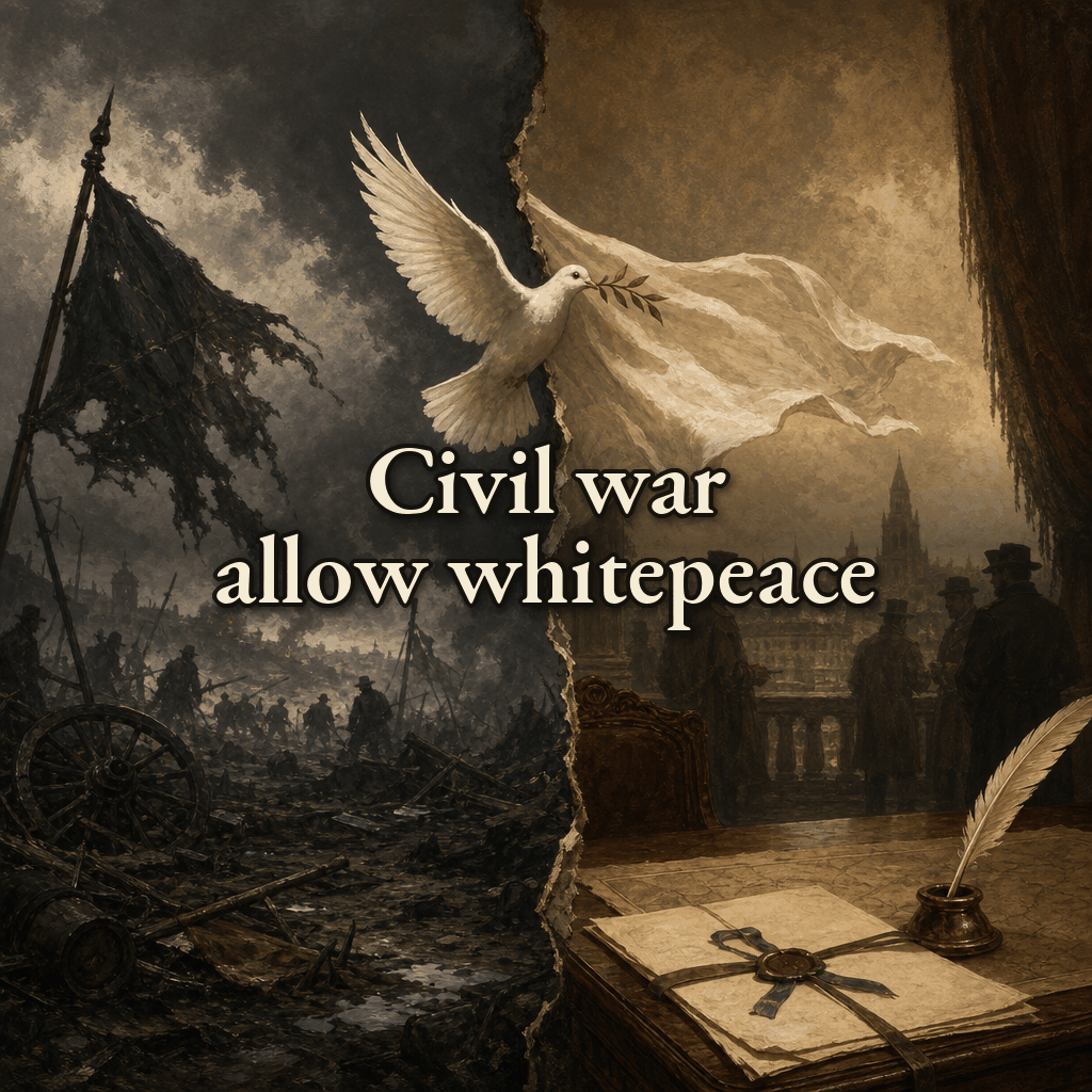 Civil war allow whitepeace