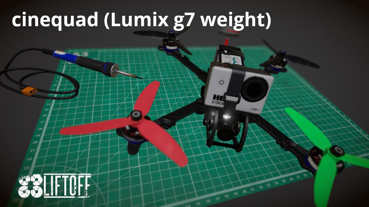 cinequad (Lumix g7 weight)