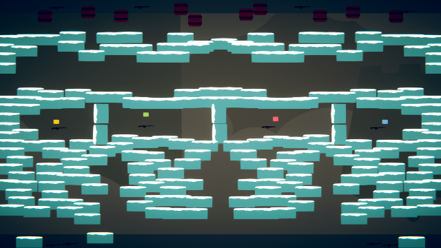 ice cave under bomb site