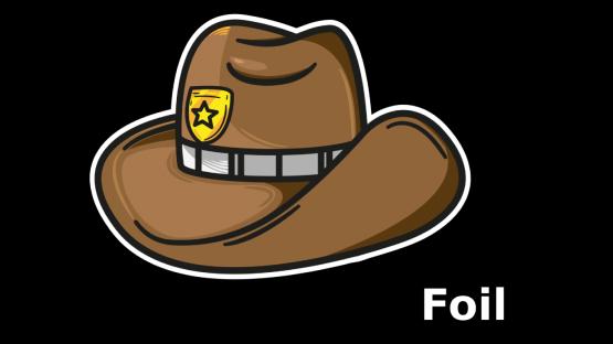Sheriff Hat (Foil)