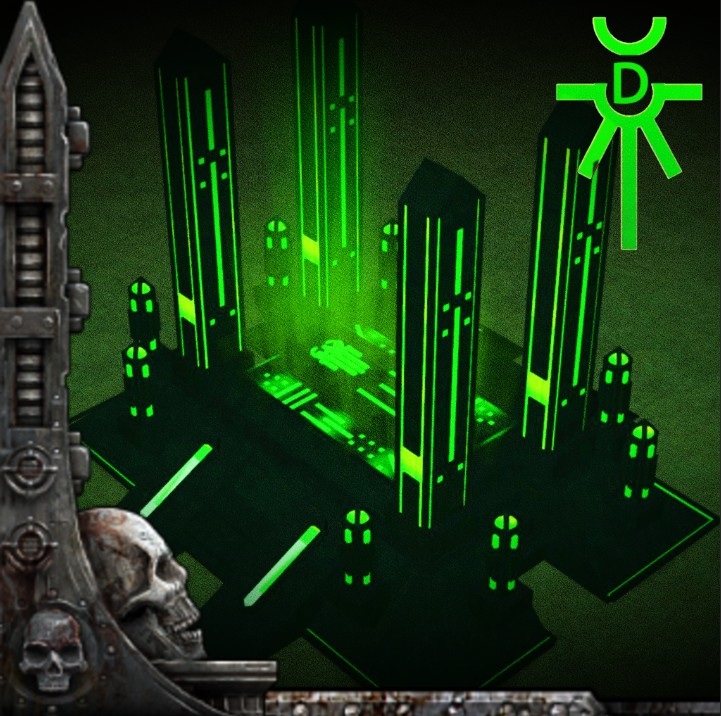 D's Necron Tomb - 40k preview