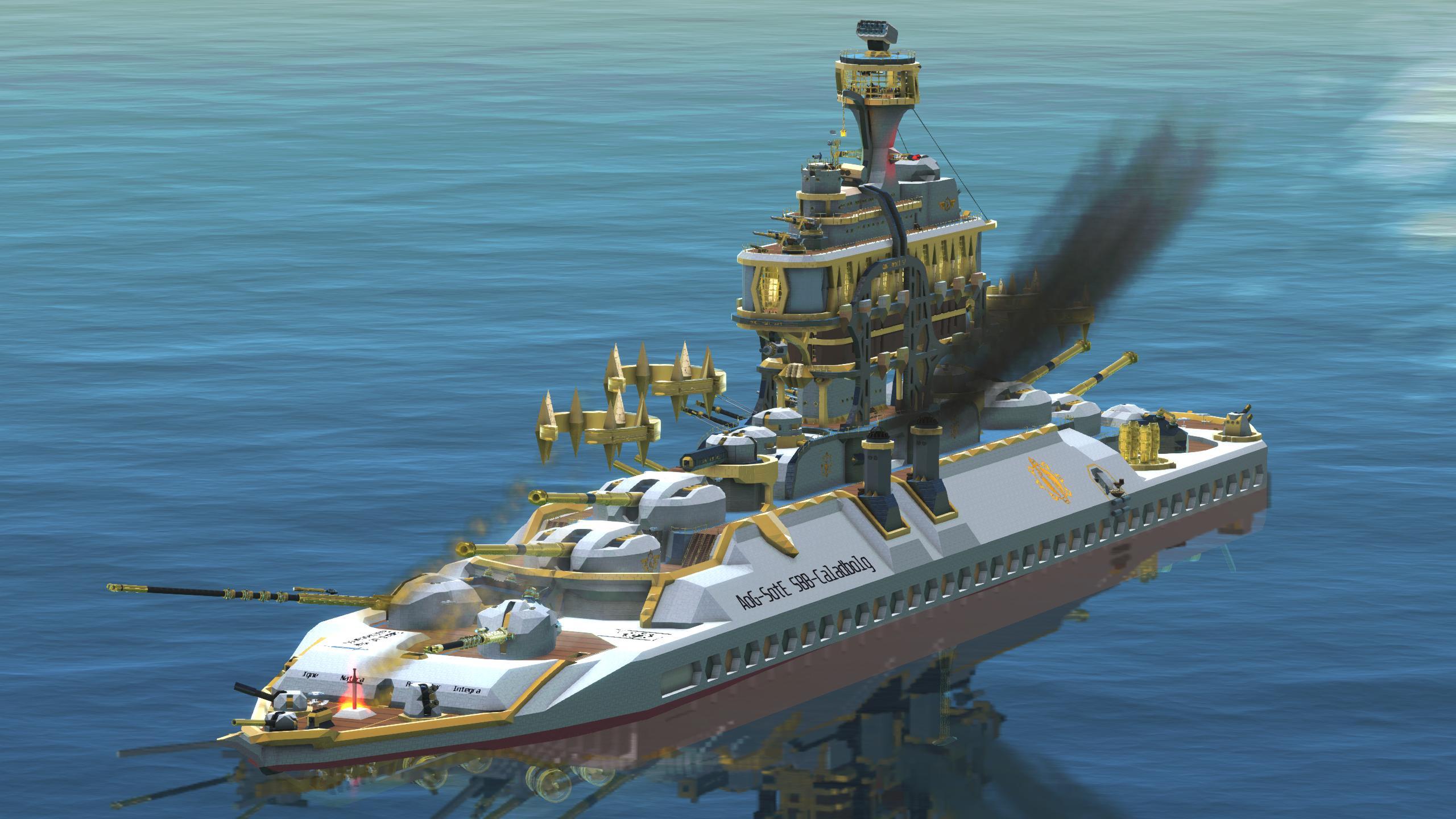 AoG-SotE SBB-Caladbolg Gimle-class Super Battleship