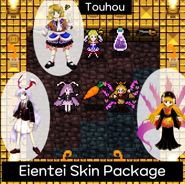 Eientei skin package - Touhou