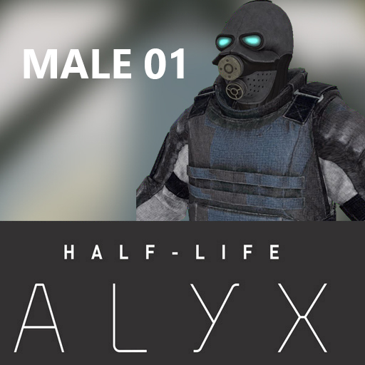 Half-Life: Alyx - Vanilla Combine Soldier Player model *MALE*