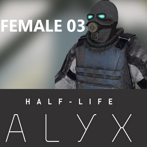 Half-Life: Alyx - Vanilla Combine Soldier Player model *FEMALE*