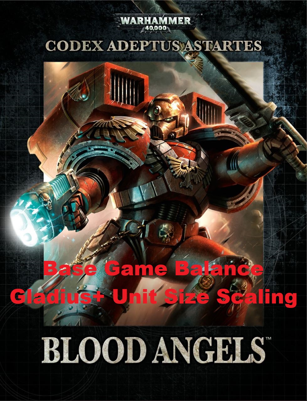 Blood Angels Faction - Gladius+ Unit Scaling