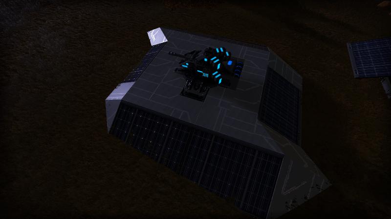 Solar Turret - Tiny BA with Cannon, Solar, Offline Protection