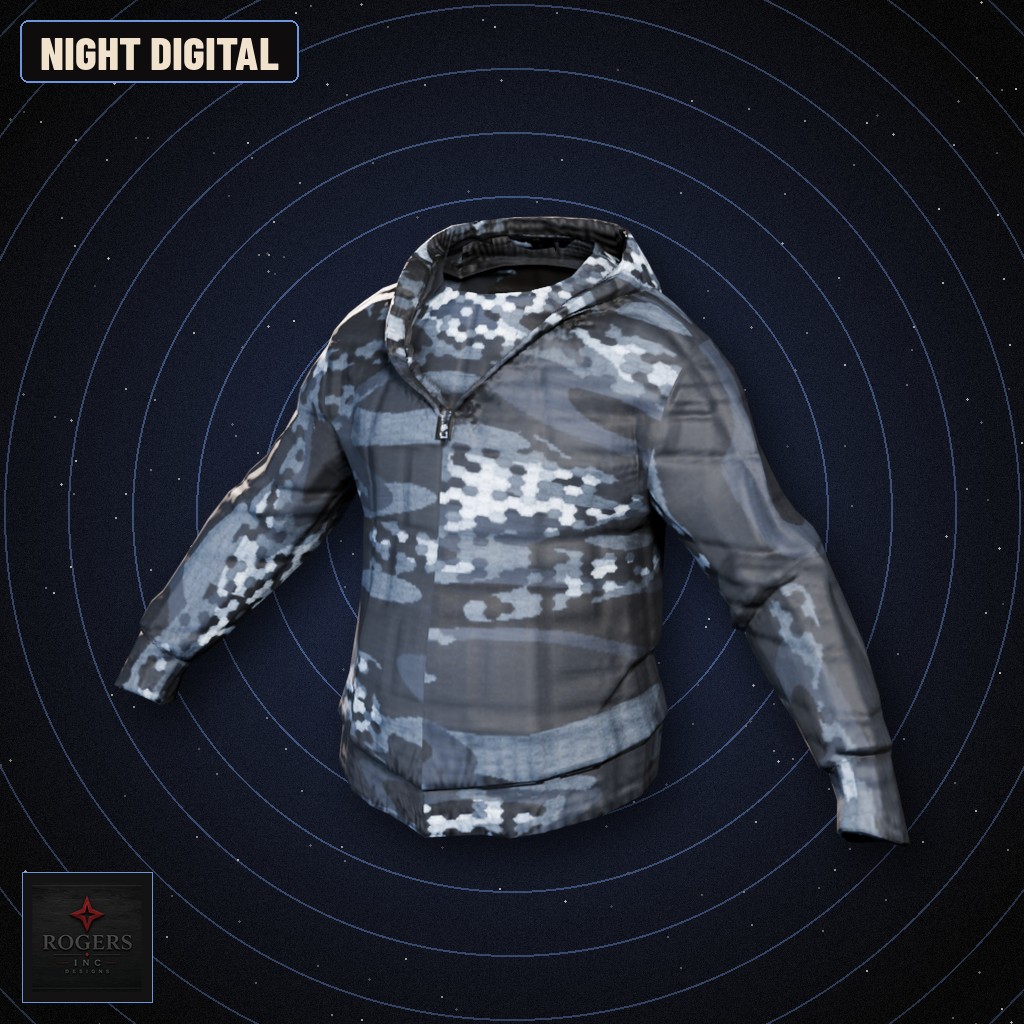 Night Digital Hoodie