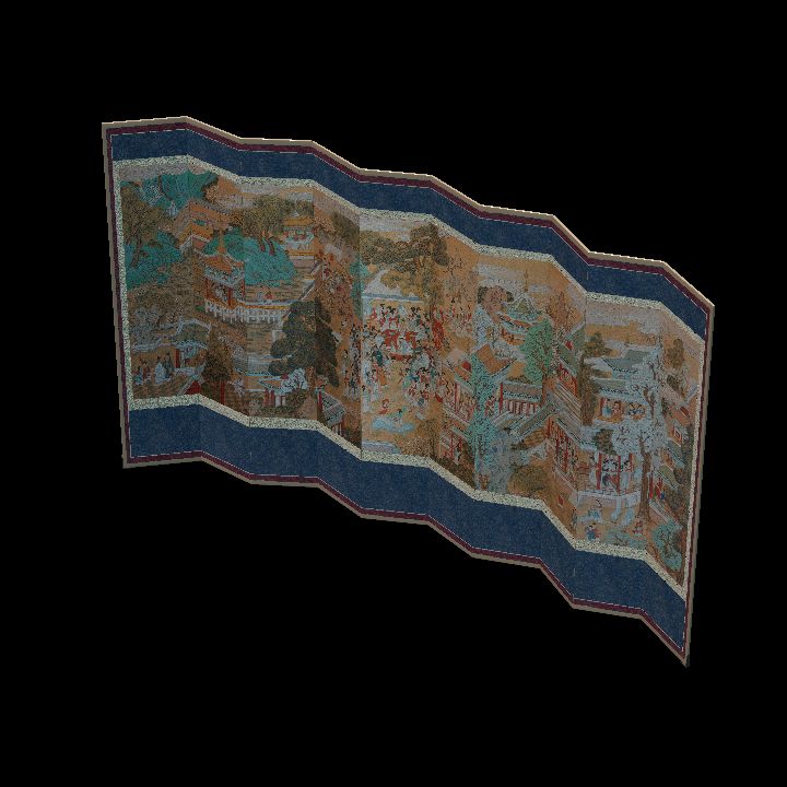 Gyeongbokgung folding screen A