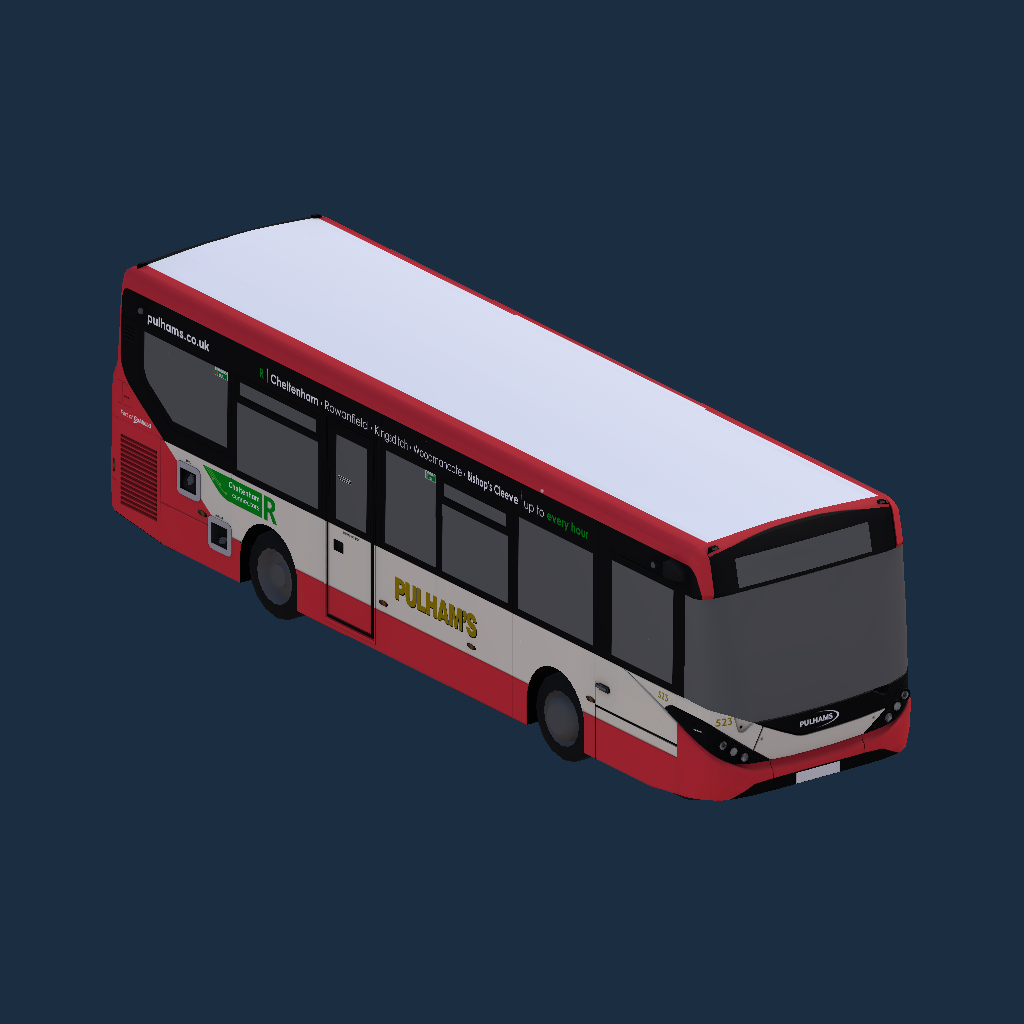 Pulham's Coaches Route R Enviro 200 MMC