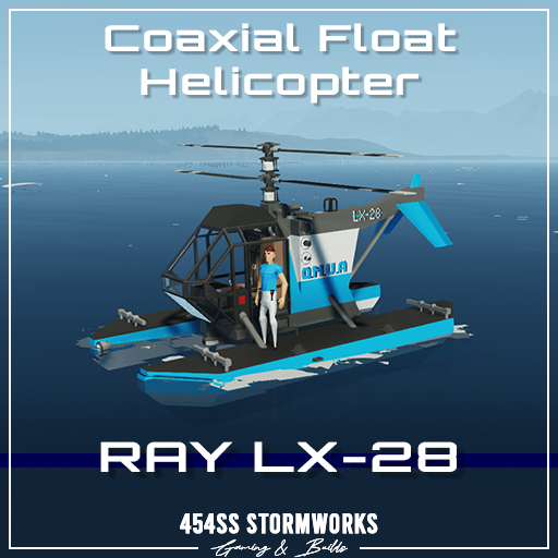 Ray LX-28 OMUA Coaxial-Rotor Float Helicopter