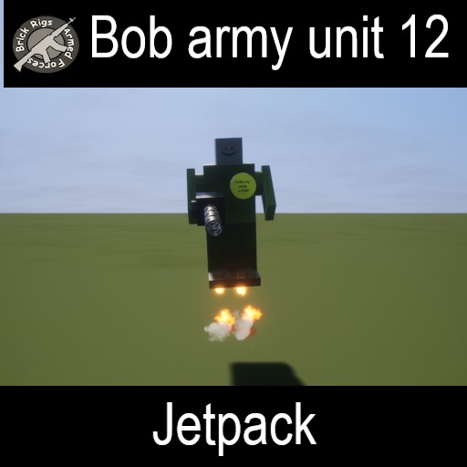 Bob army unit 12 jetpack