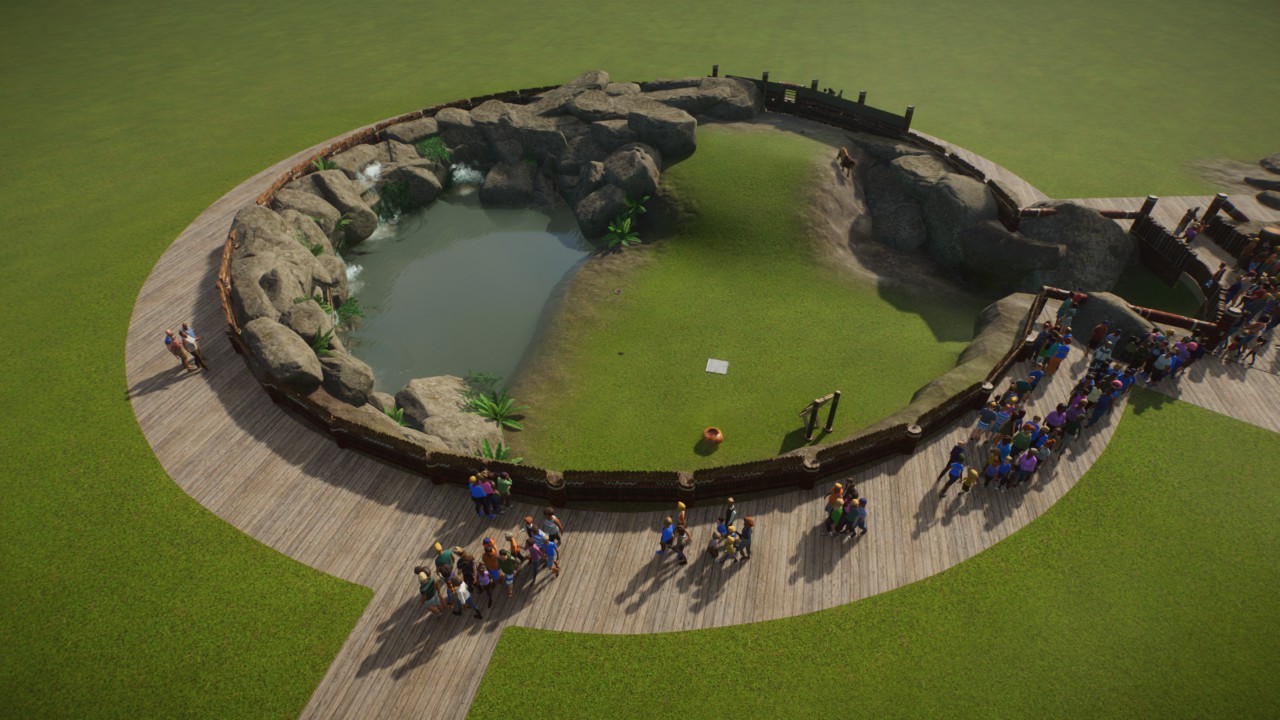 Cirlce Lion Habitat