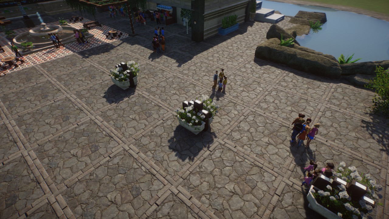 Adamup: Greek Style taverana courtyard
