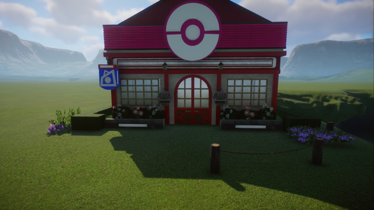 Pokemon Centre from pokemon sword/shield
