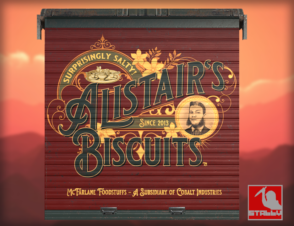 Alistair's Biscuits Garage Door thumbnail 3