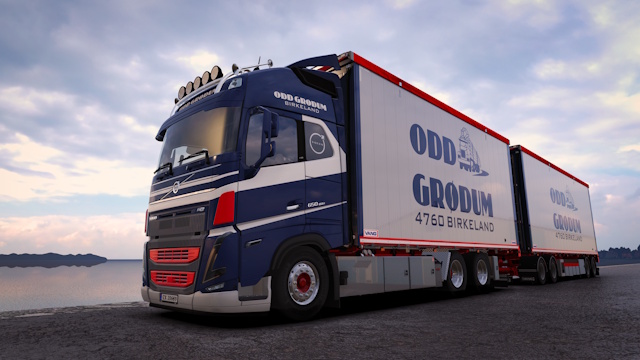 Odd Grødum Transport Volvo & Vangs Tipper combo