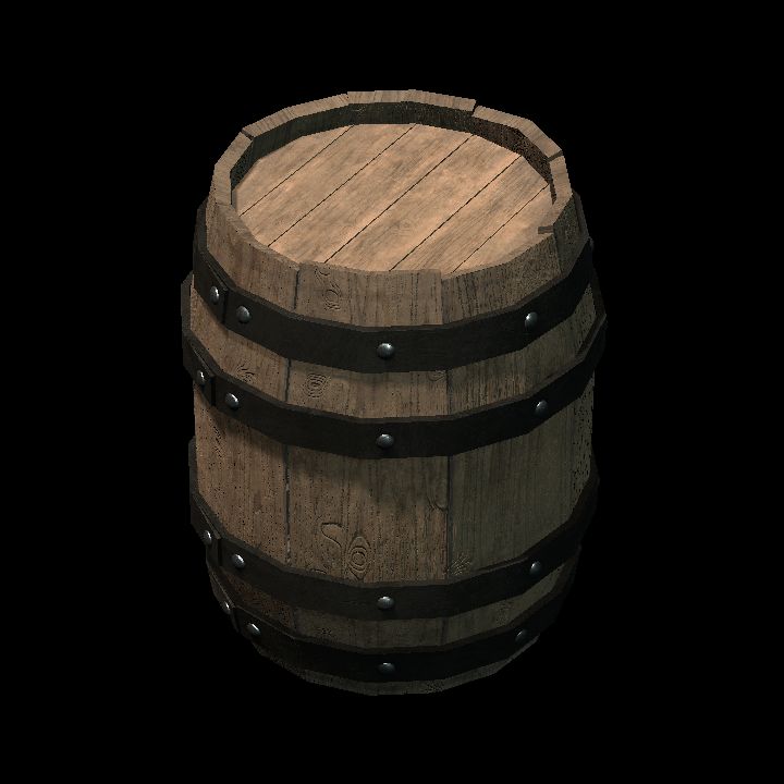 Furniture, Container, Barrel, Wood 1