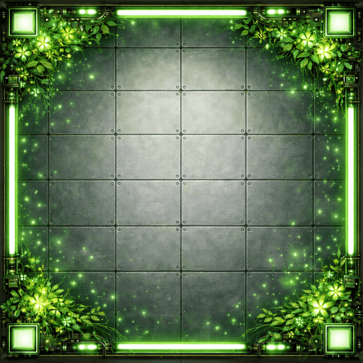 🟢Emerald Garden Floor