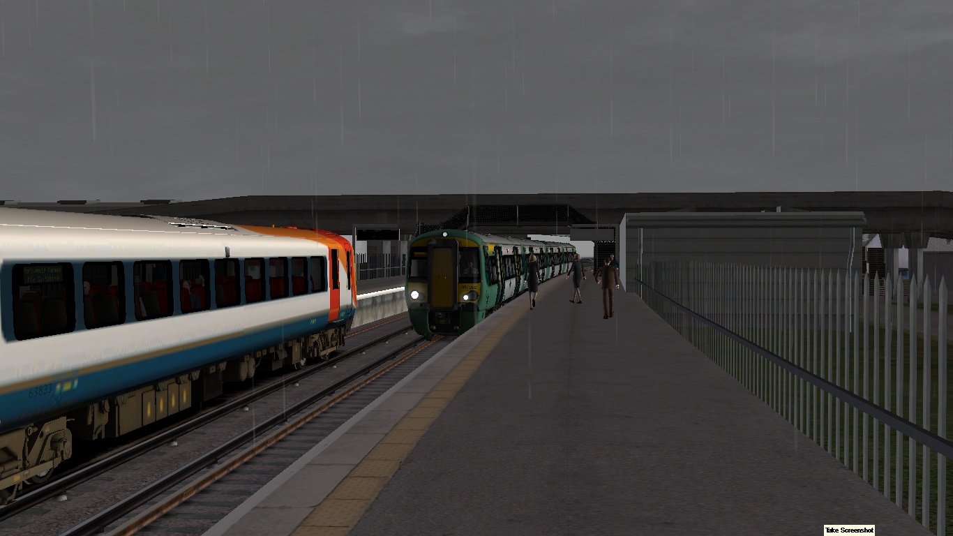 Stormy arrival at Portmouth