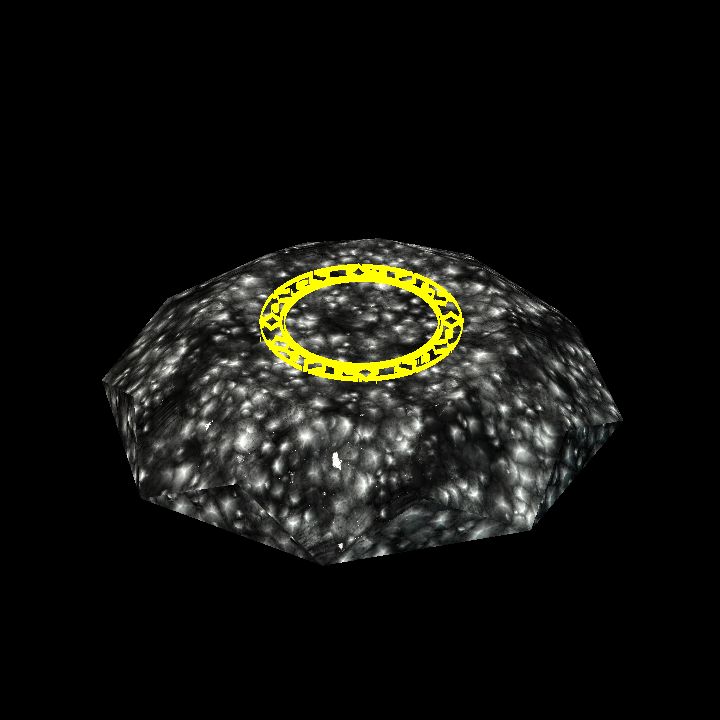 A glowing sigil stone D - circle 1
