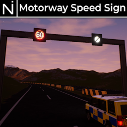 Noro Industries - Motorway Speed Sign
