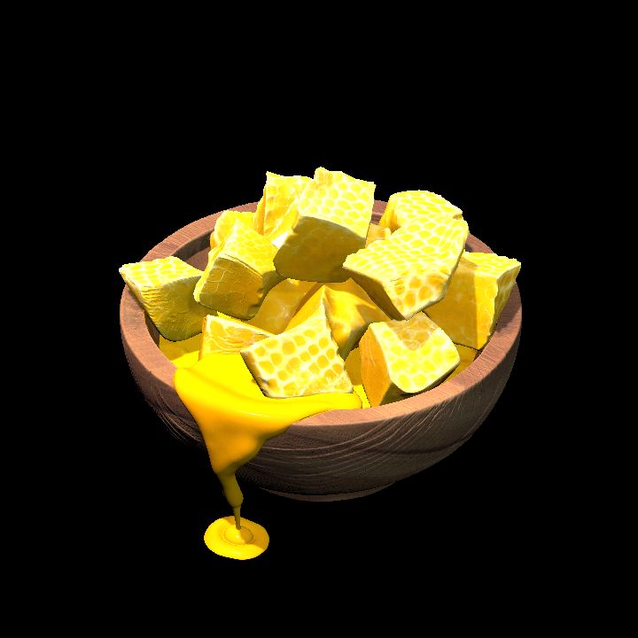Bowl of honeycomb